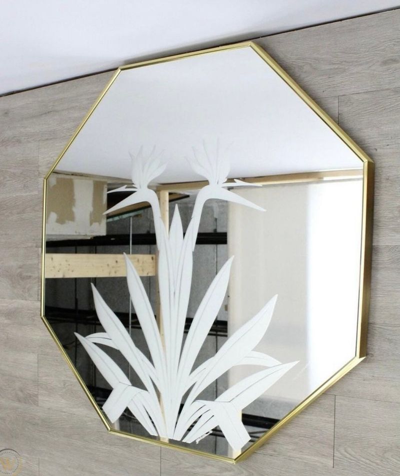 Etched Glass Mirrors