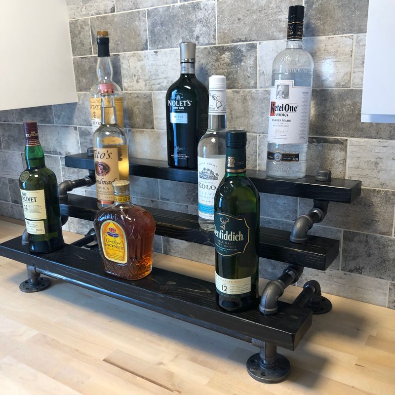 Collections of Empty Alcohol Bottles
