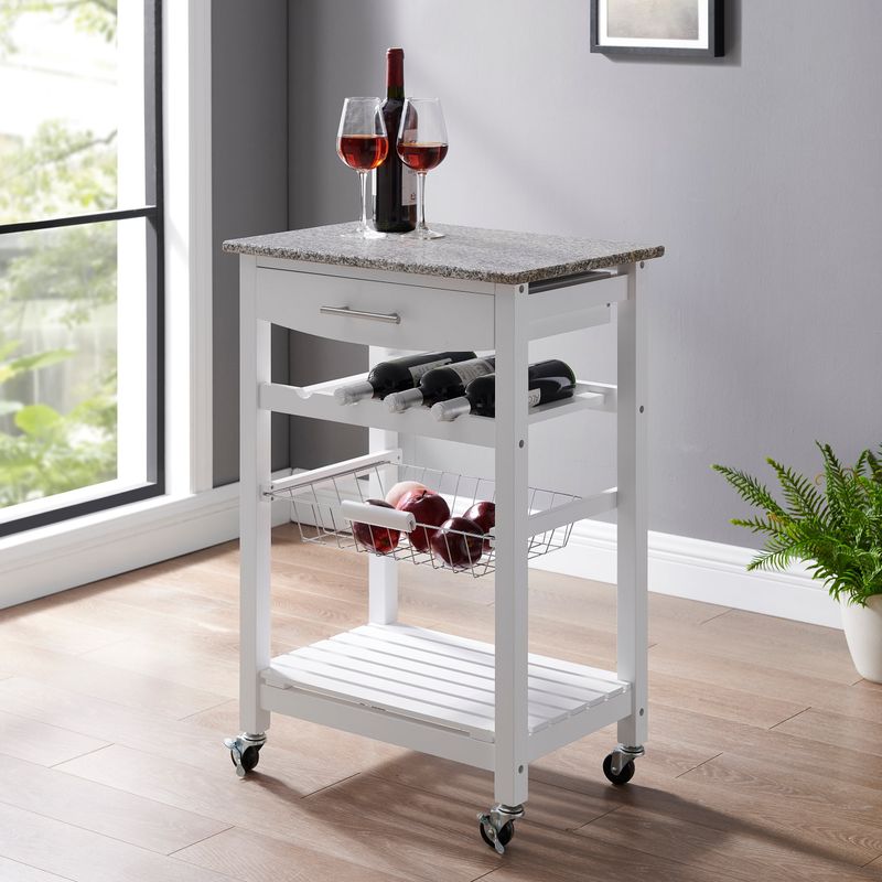 Wine Lover's Rolling Cart