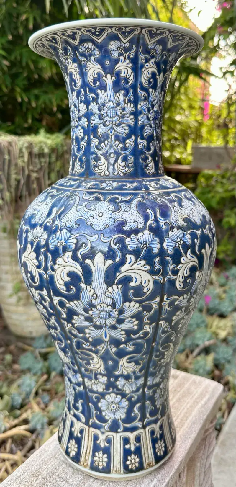 Chinese Blue And White Porcelain Vases