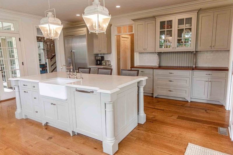 Colonial Revival + Classic White Inset Cabinetry