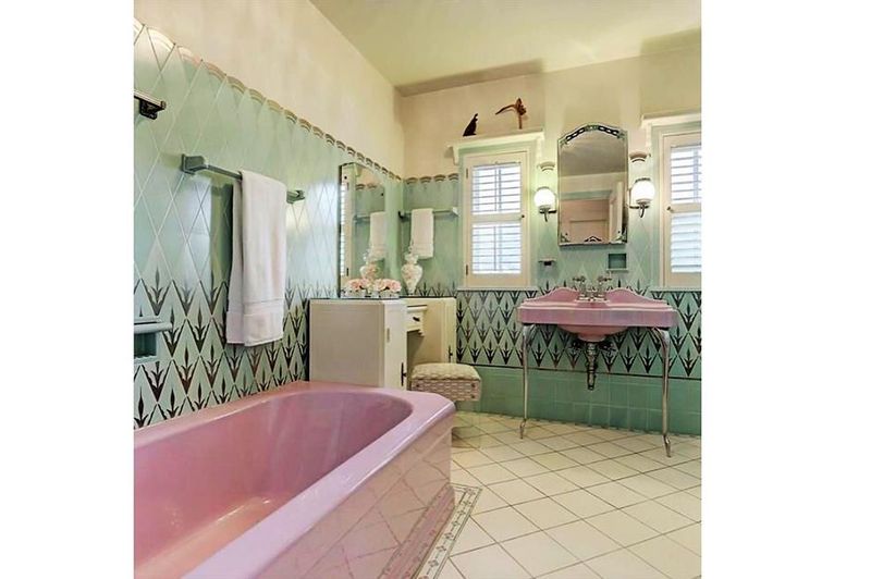 Dusty Mauve and Seafoam Green