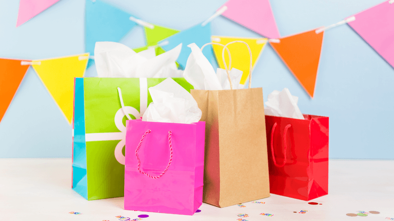 Saved Gift Bags and Tissue Paper