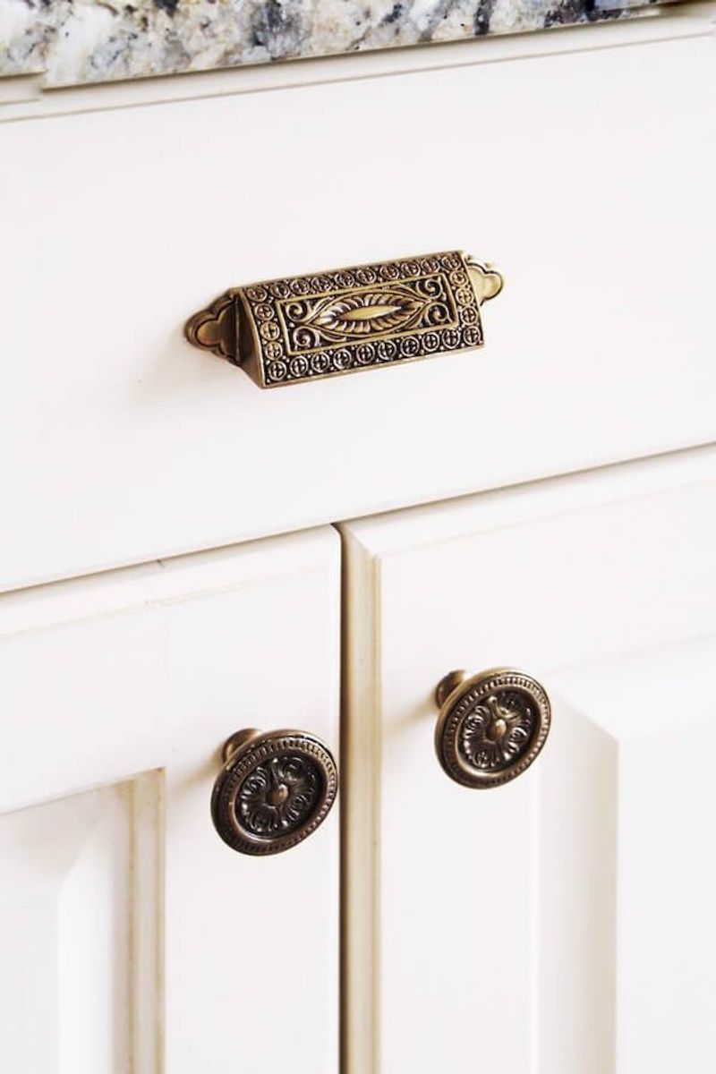 Outdated or Mismatched Cabinet Hardware