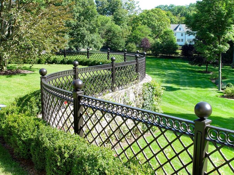 Curved Aluminum Fence Sections