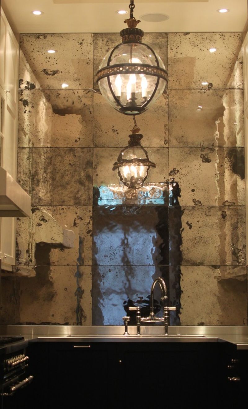 Antiqued Mirror: Reflective Romance
