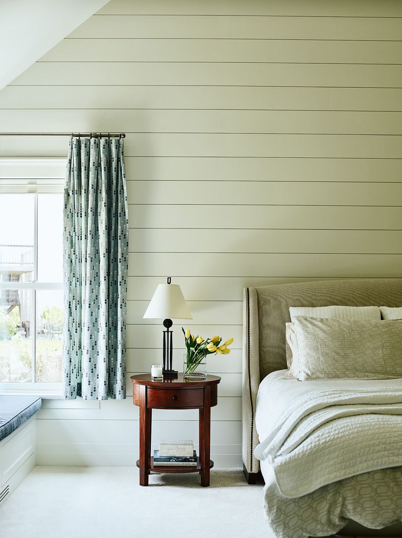 Colored Shiplap Accent Walls