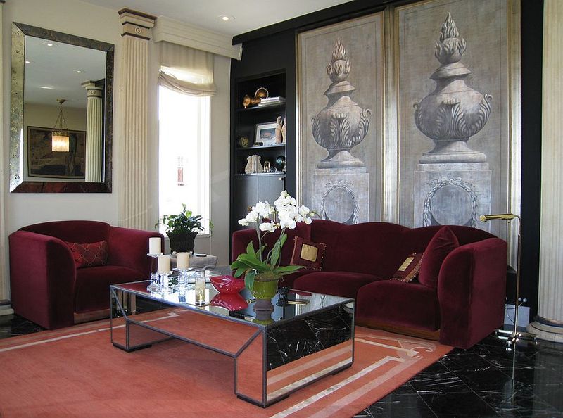 NEVER USE: Mirrored Furniture Surfaces