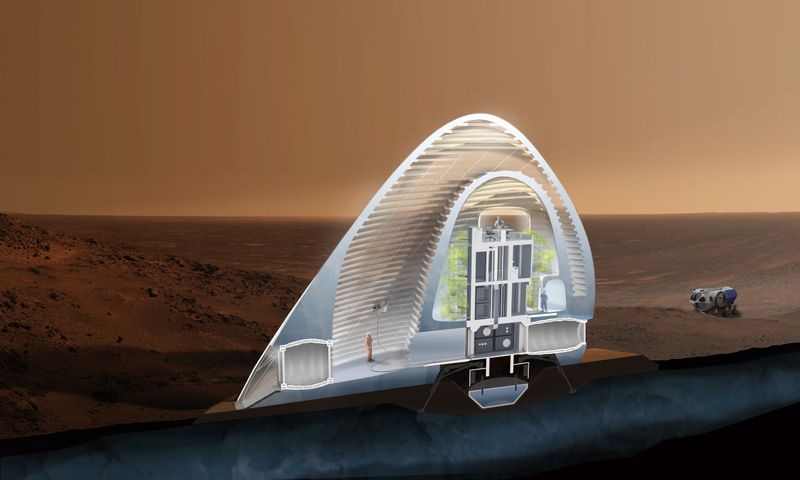 Martian Terraform Habitat