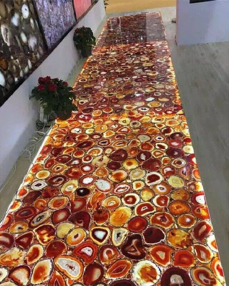 Faux Agate Slice Beauty