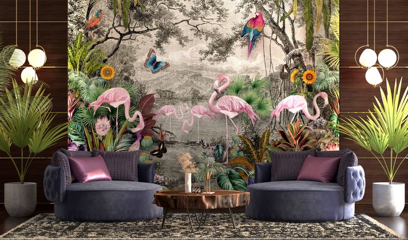 Statement Wallpaper (1960s & 2010s-Present)