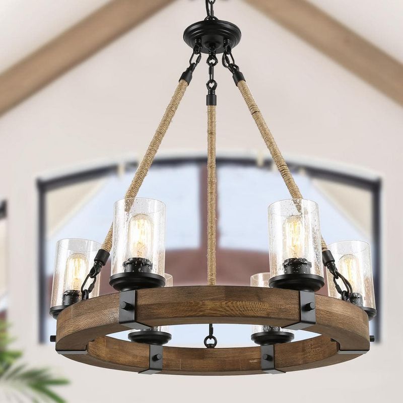 Industrial Lighting With Rustic Touches