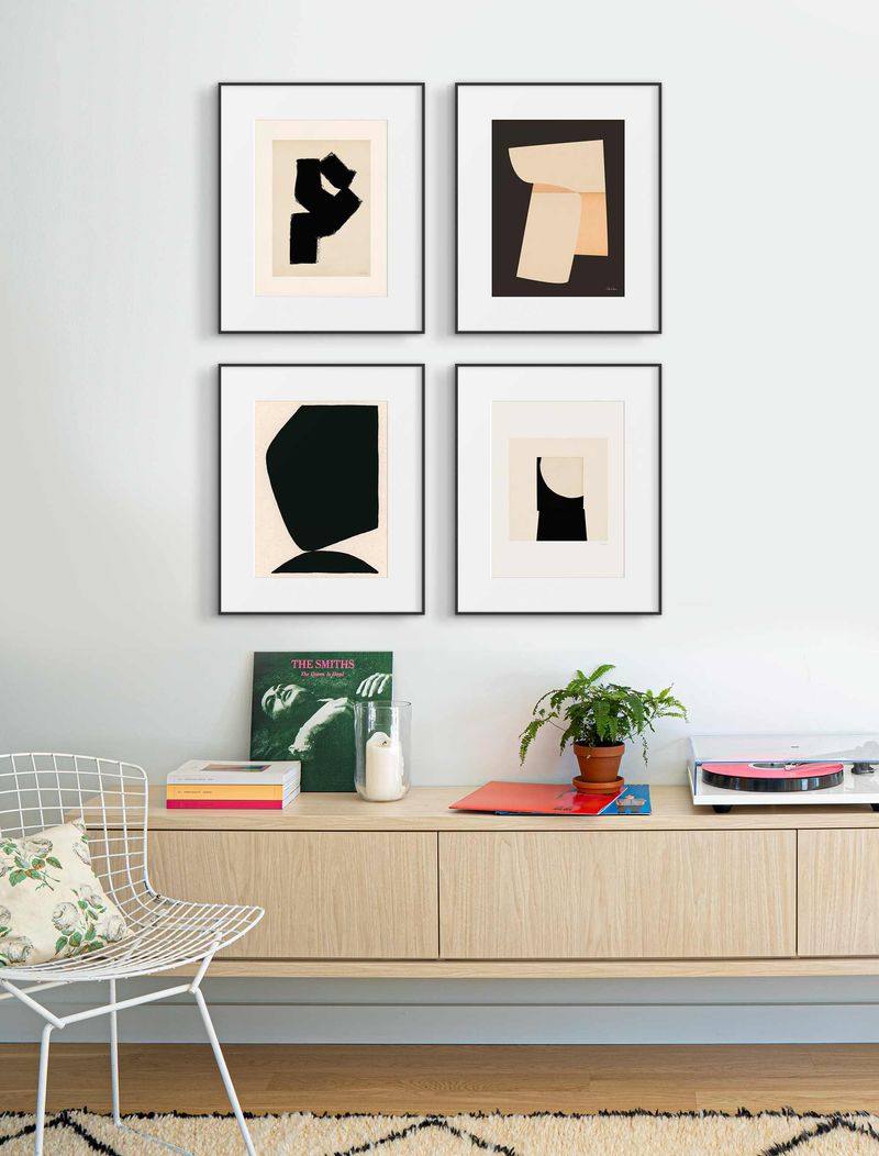 Tiny Artwork On Big Walls