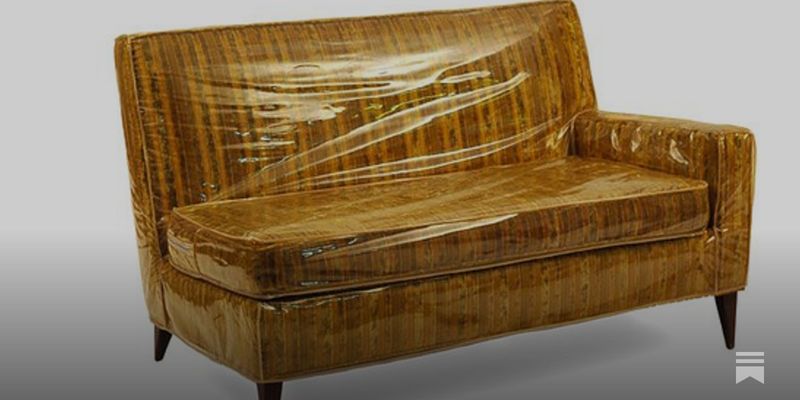 Plastic-Covered Furniture That Never Gets Used