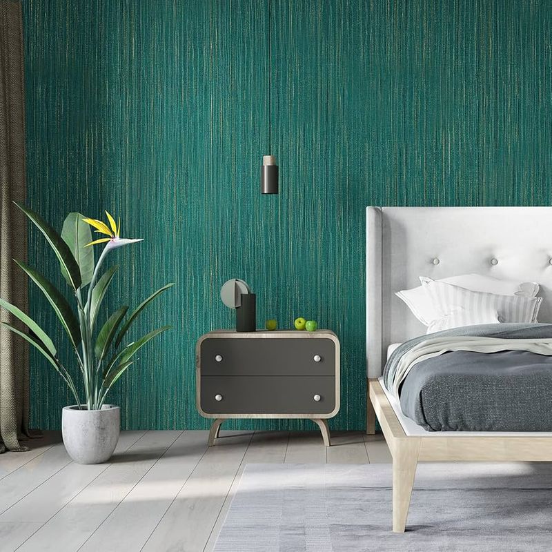 Faux Grasscloth Wallpaper