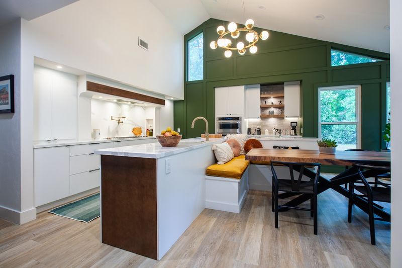 Mid-Century Modern Meets White