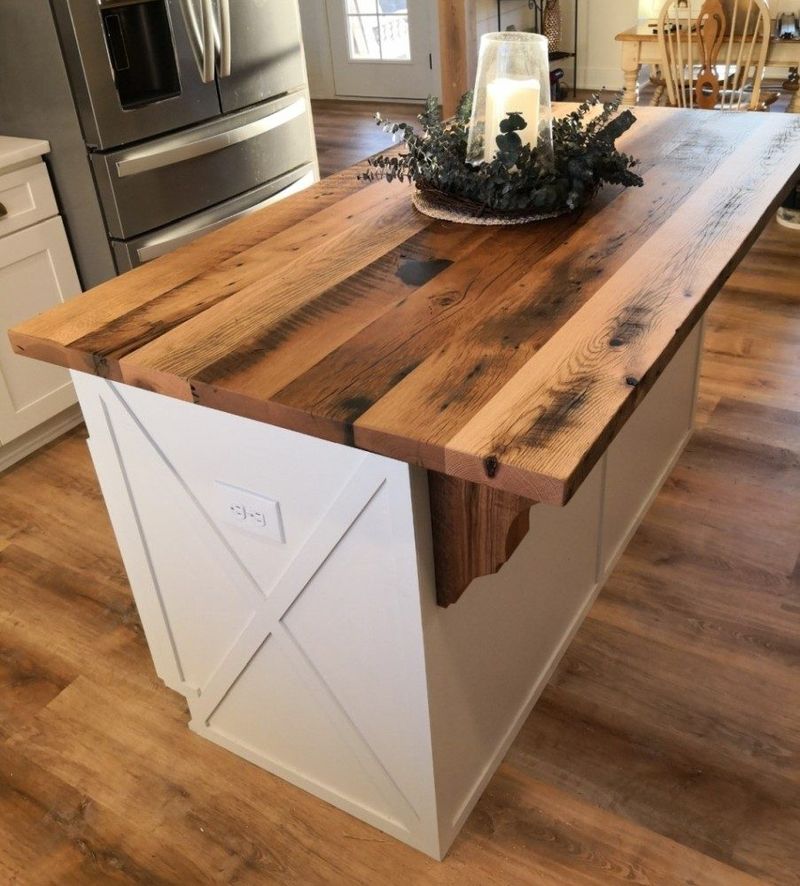 Warm Wood Countertops With Character