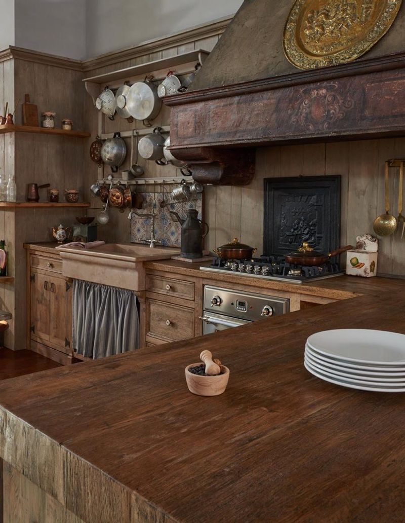 Rustic Wood Cabinetry