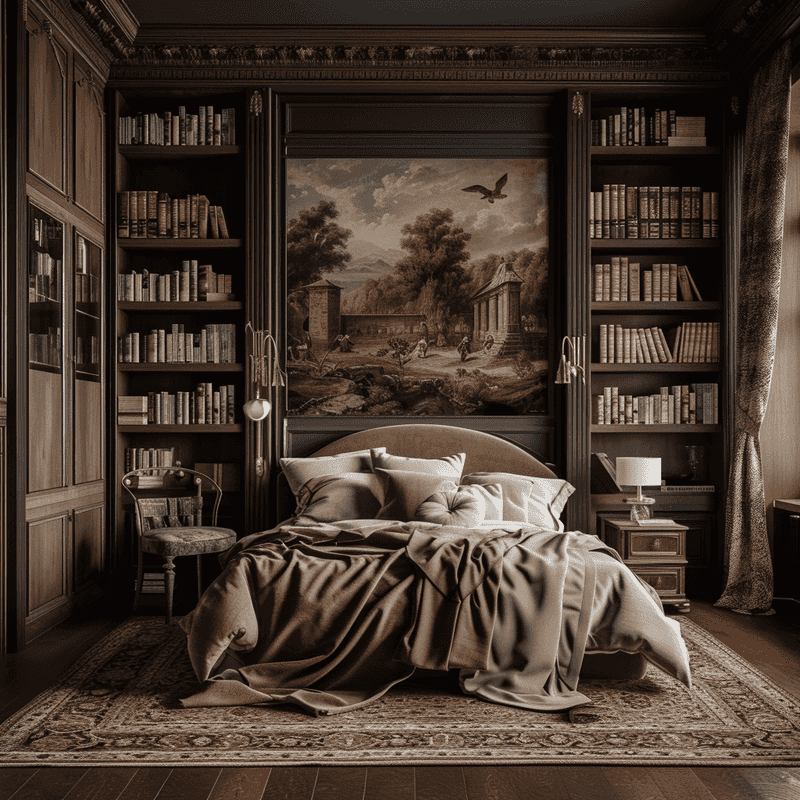 Library Bedroom Fusion