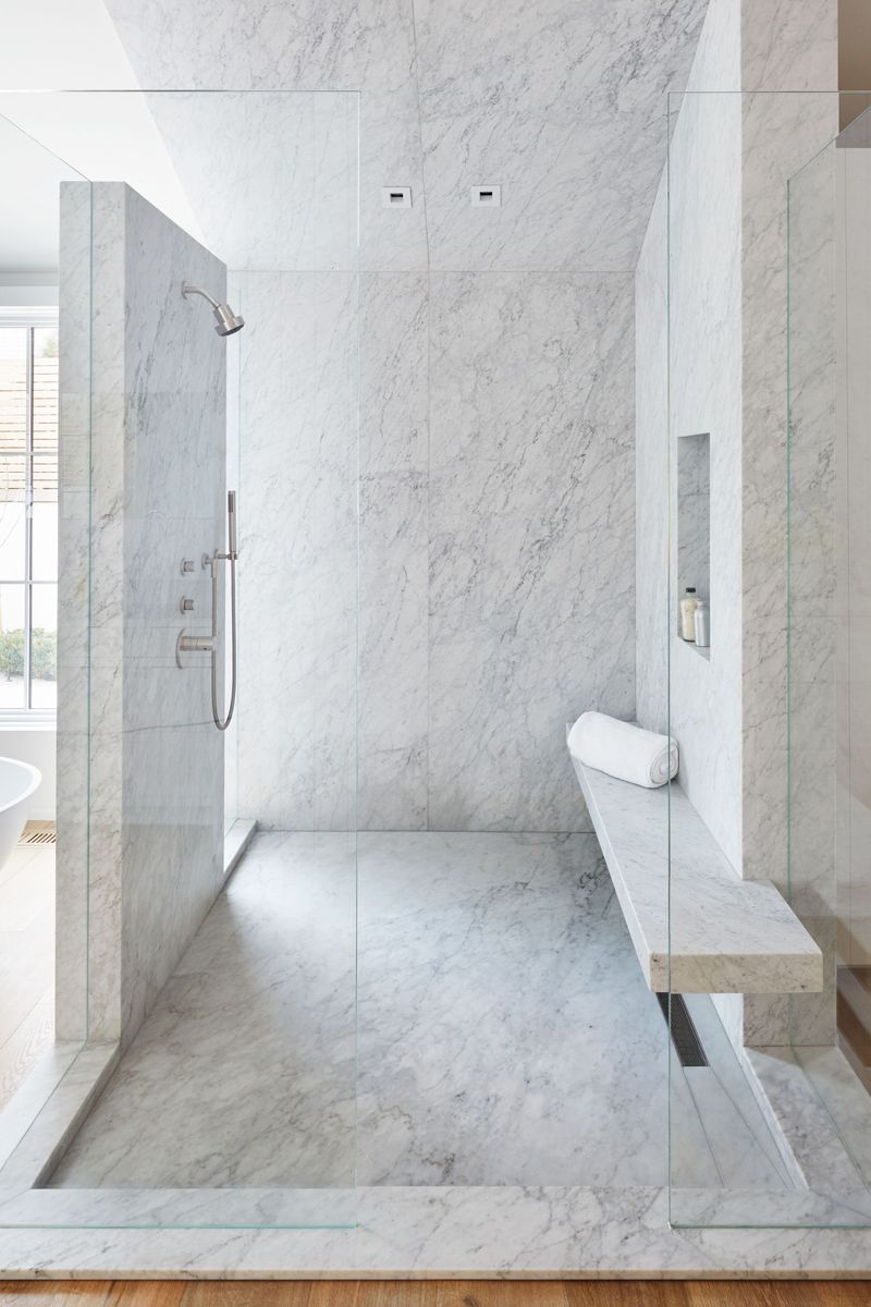 Marble Luxury Half Wall