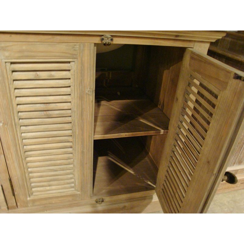 Bluestone Counters on Reclaimed Sideboard