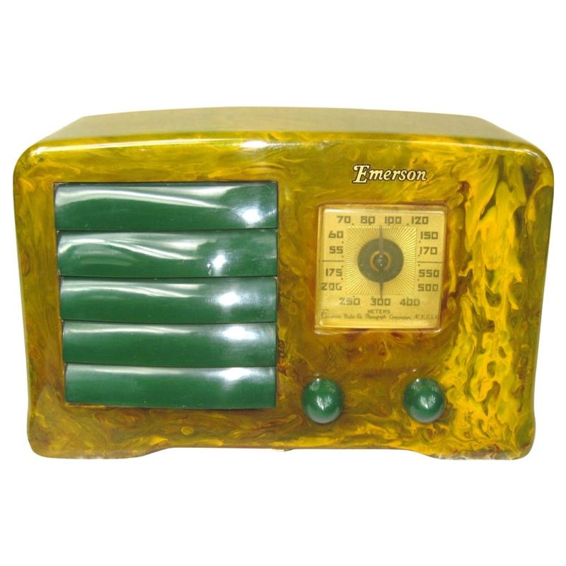 Scratched Bakelite Radios