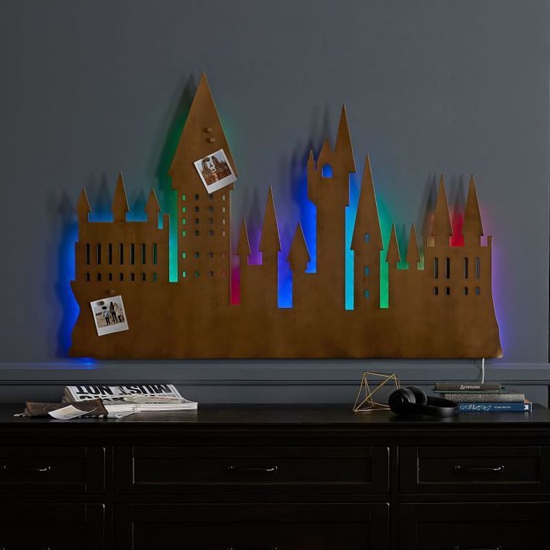 Hogwarts Castle Silhouette Wall Art