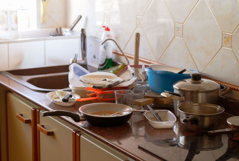 Cluttered Countertops and Surfaces