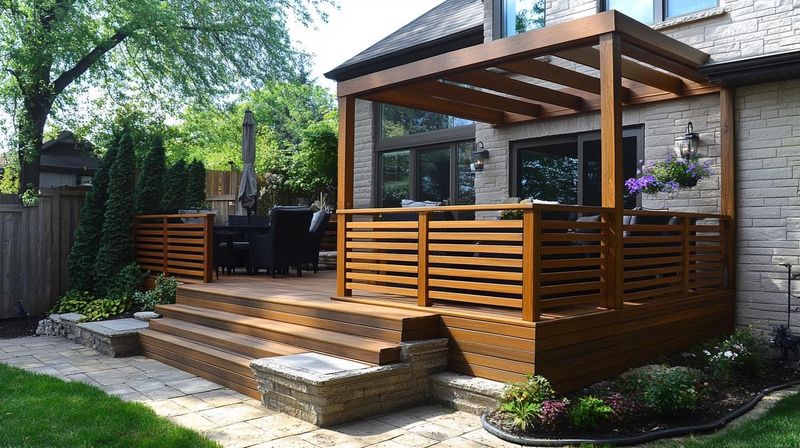 Horizontal Slatted Cedar