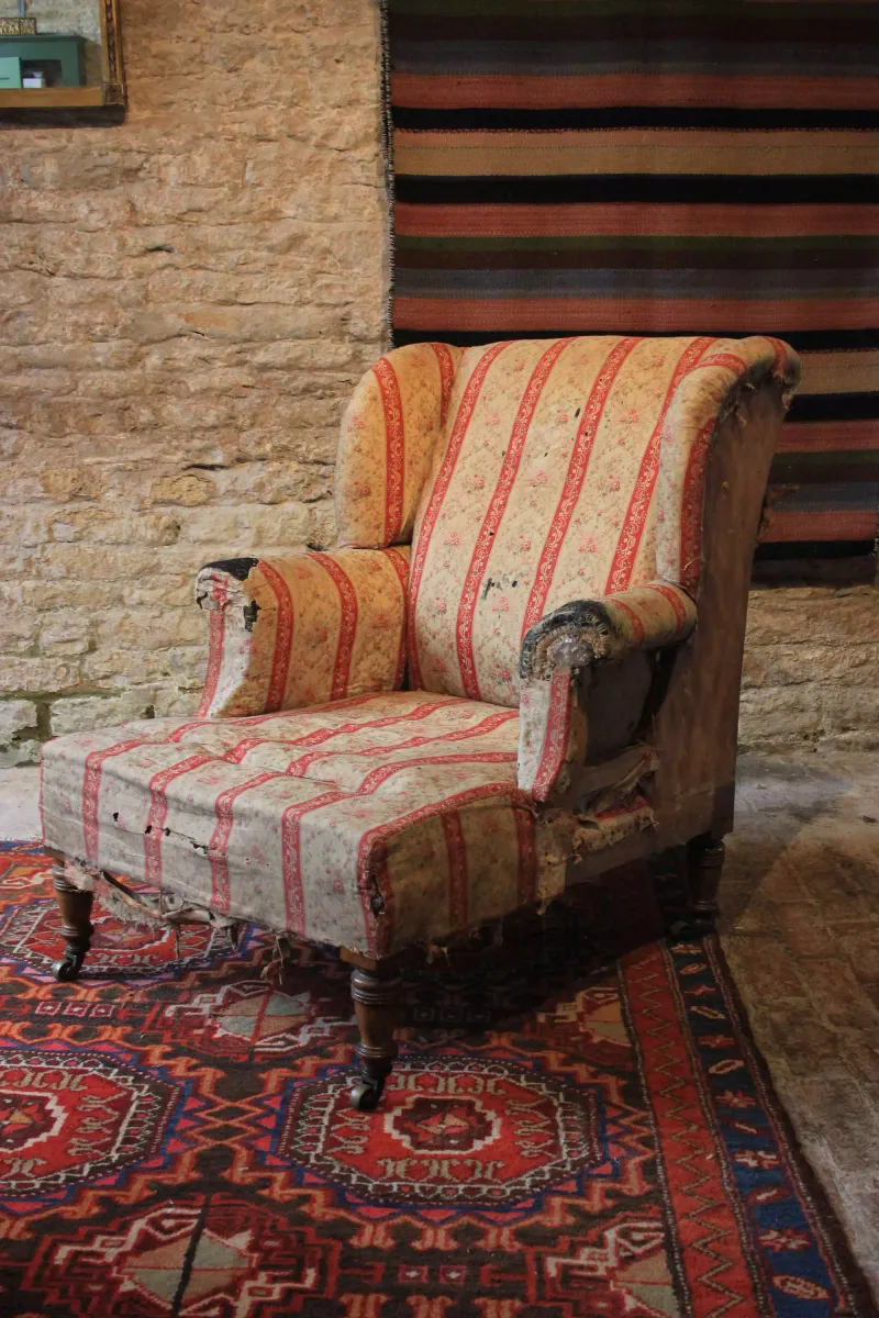 Edwardian Upholstered Armchairs