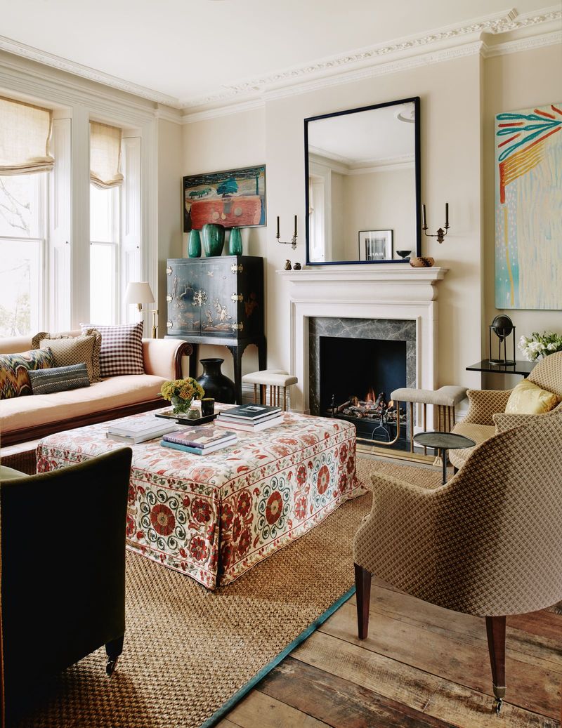 Antique Furniture Mixes With Modern Pieces