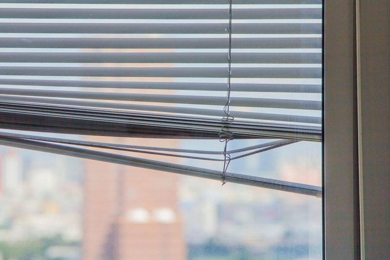 Mini Blinds With Missing Slats