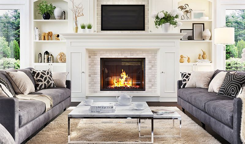 TV Above the Fireplace