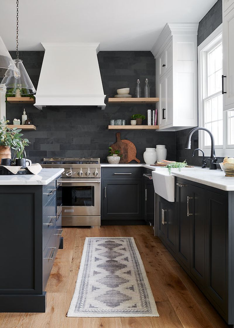Honed Natural Stone Backsplashes