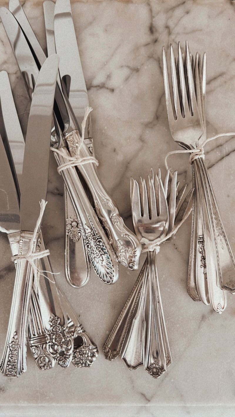 Antique Silverplate Flatware