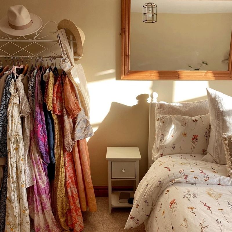 Freestanding Clothing Rack Displays Your Prettiest Pieces