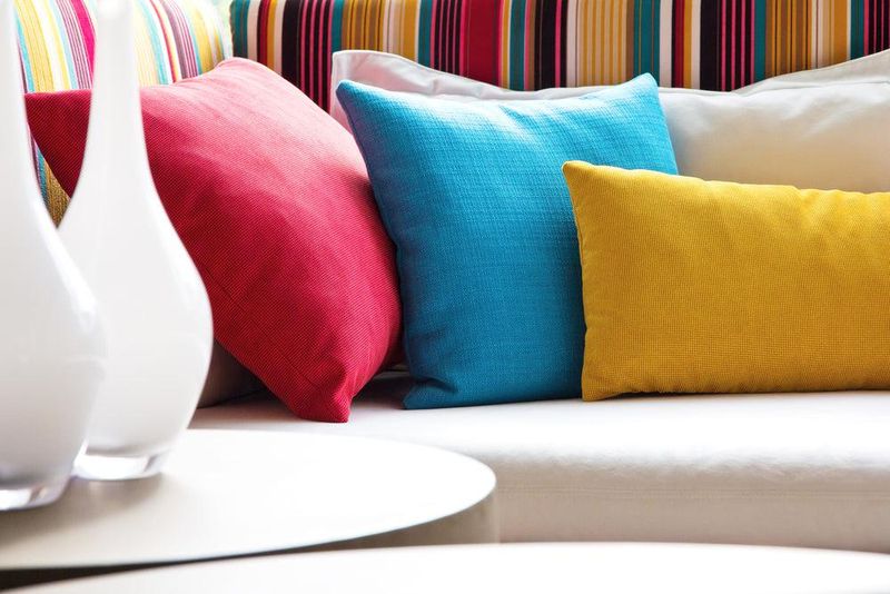 Vibrant Throw Pillows Arrangement