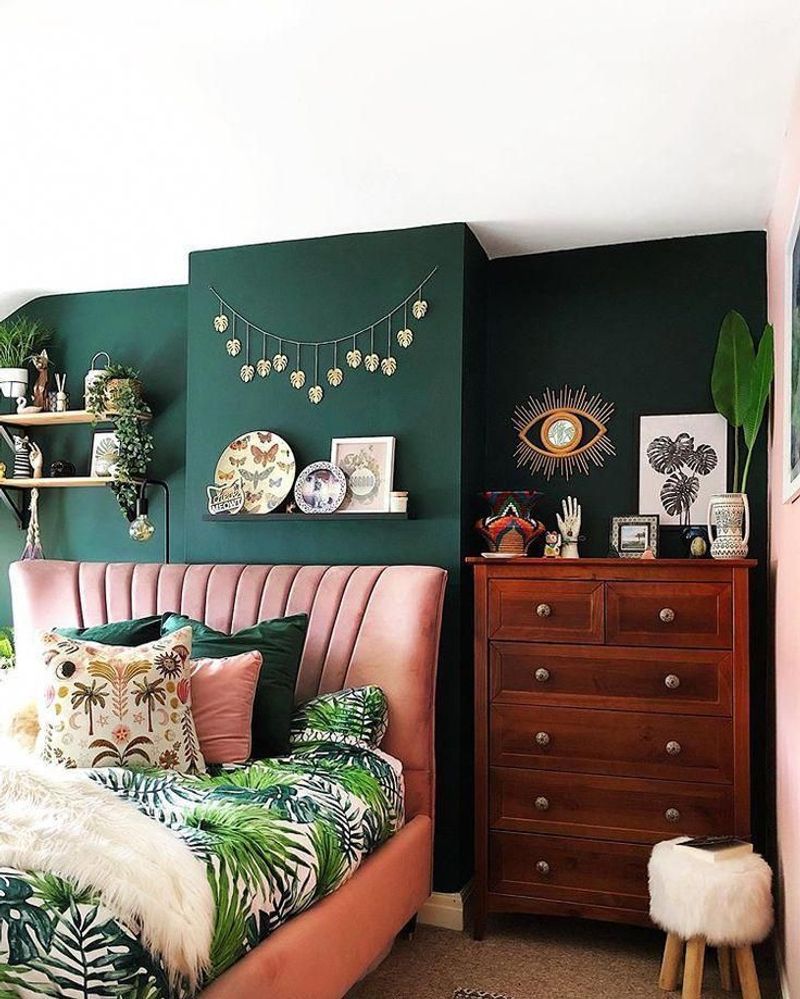 Mauve & Forest Green: The Dentist Office Flashback