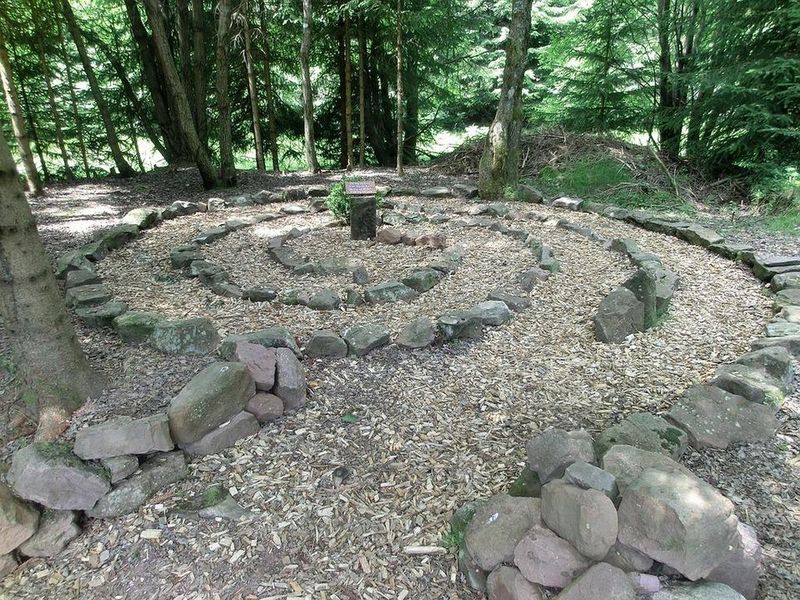 Spiral Brick Labyrinth
