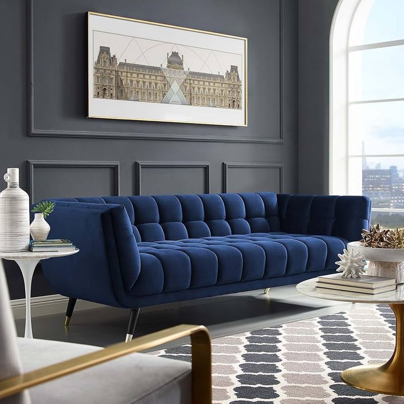 Velvet Sofas That Don't Smell Like Your Great-Aunt's Perfume