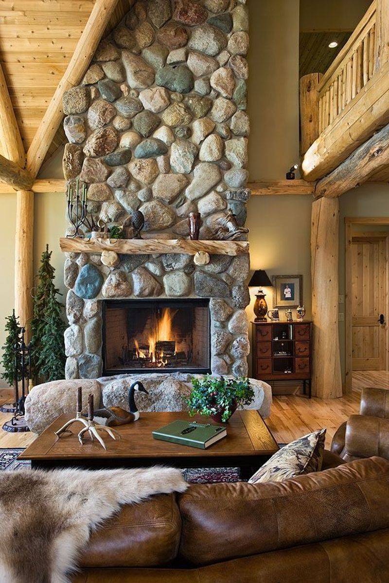 Floor-to-Ceiling Fieldstone