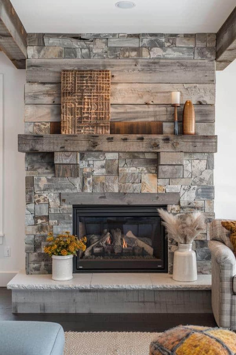 Stone Fireplace Showstopper