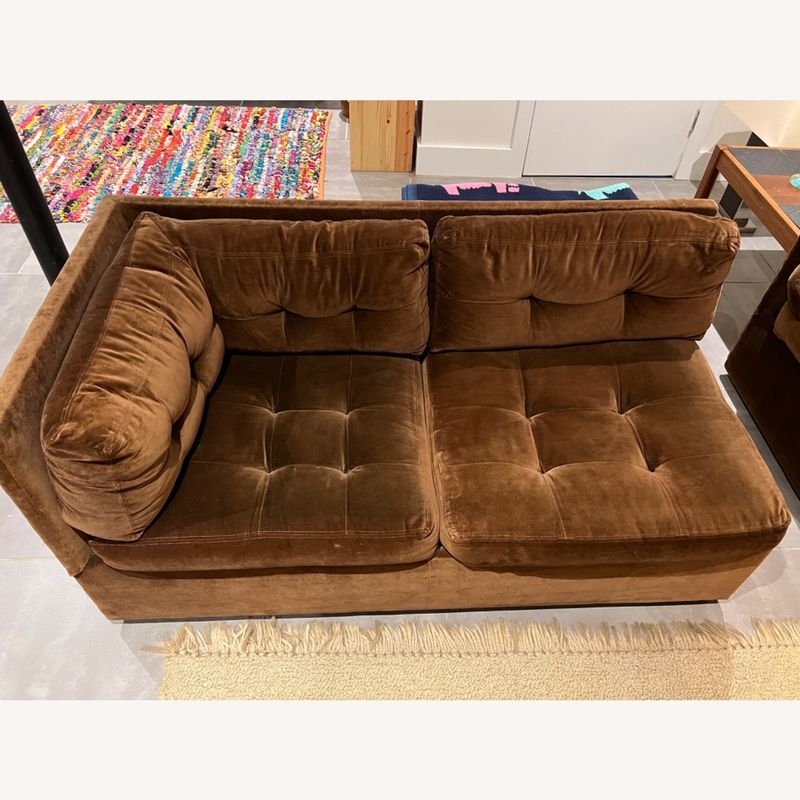 Velour Sectional Sofas