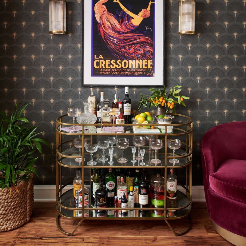 Formal Bar Carts Serving More Than Parental Disapproval