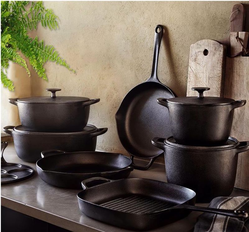 Cast Iron Cookware From Grandma's Kitchen