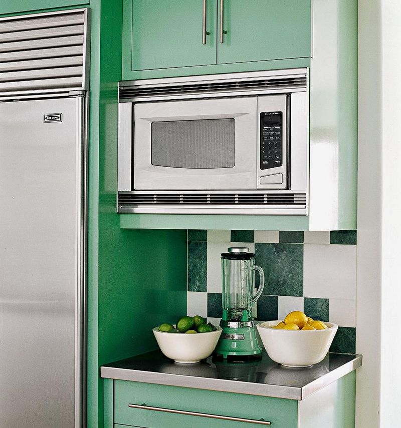 Exposed Microwave Placement