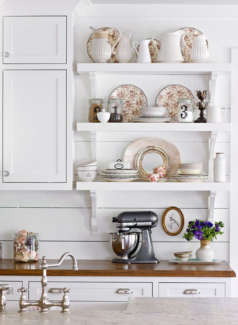 Display Heirloom China in Open Shelving