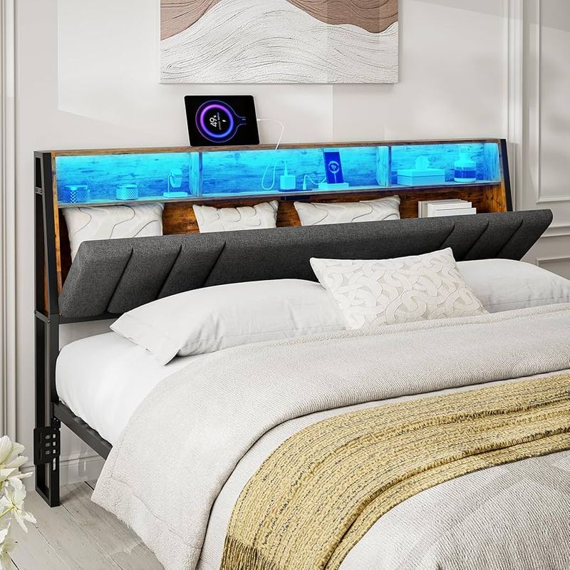 Create A Headboard With Hidden Storage