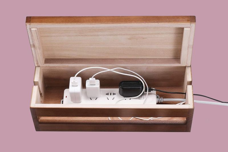 Conceal TV Components with Decorative Boxes