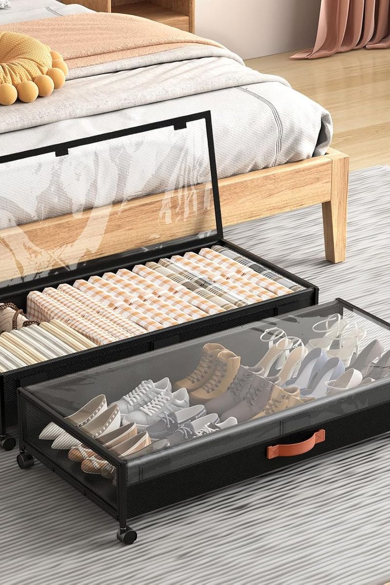 Hang A Shoe Organizer For Small Items
